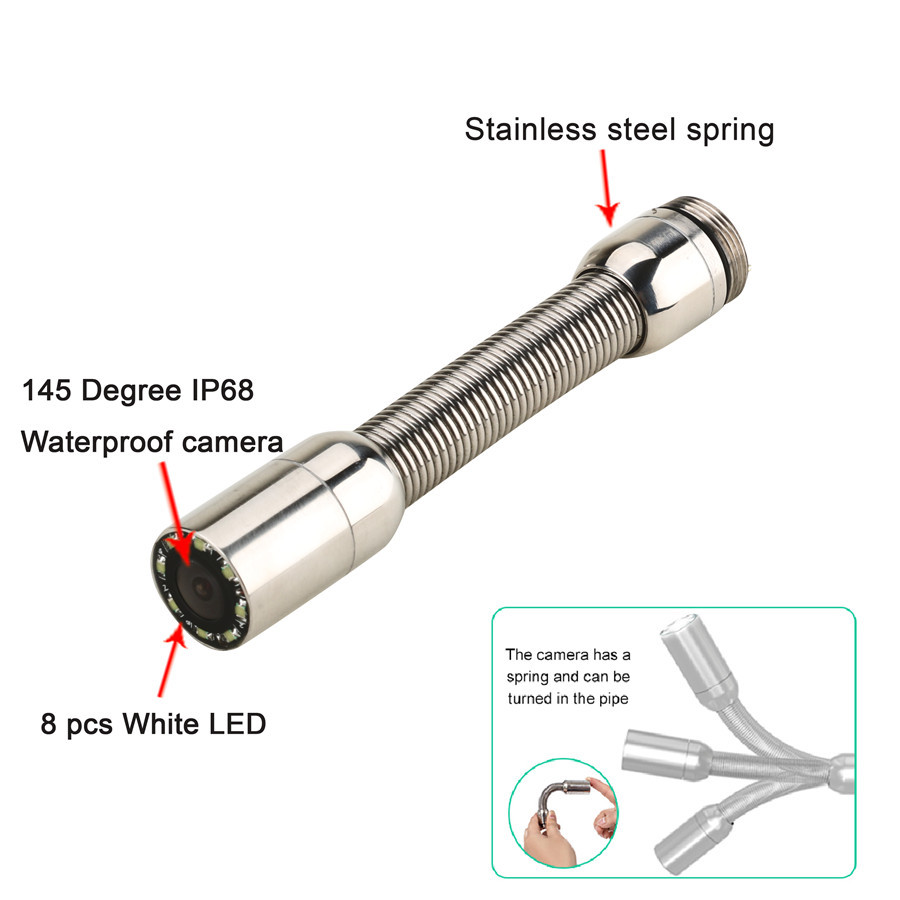 23mm Sewer Camera Head with Integrated Sonde